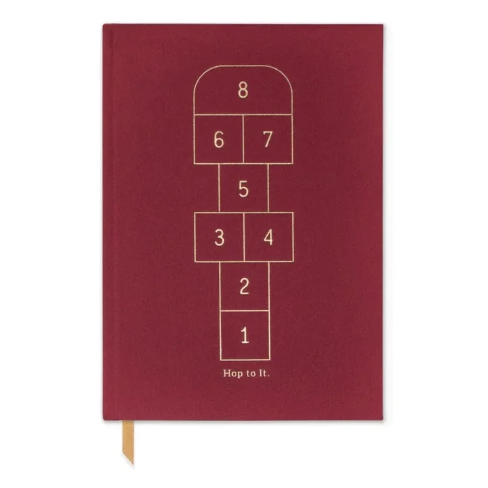 Hop to It Red Cloth Journal