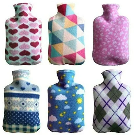 Hot Water Bottle With Cover 2L