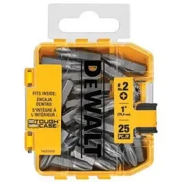 Insert Bit Tip, 2 Phillips, 25-Pk.