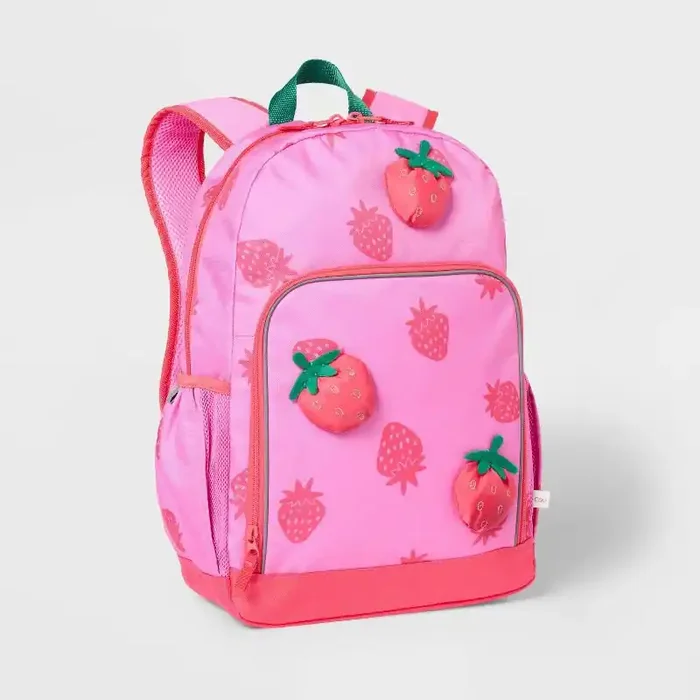 Kids‘ 17‘‘ Classic Backpack – Cat & Jack™ Strawberry Food Pattern