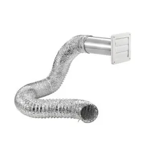 Lambro Industries Bath Fan Exhaust Through the Wall Louvered Vent Kit