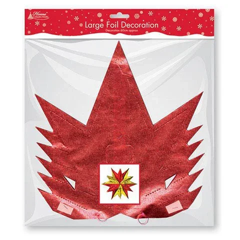 Large Foil Star Decoration
