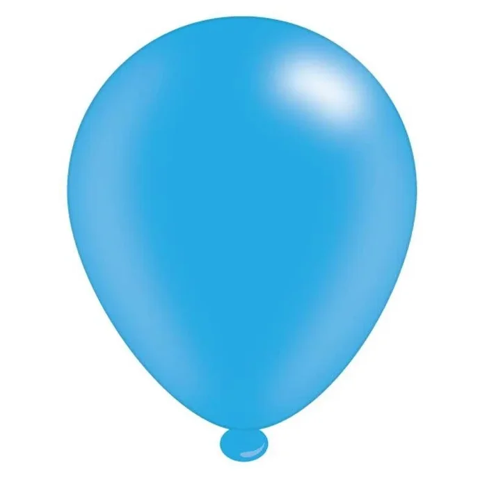 Latex Balloons Light Blue 8 pack – Case of 6