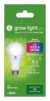 LED GROW LIGHT BULB, SEEDS & GREENS