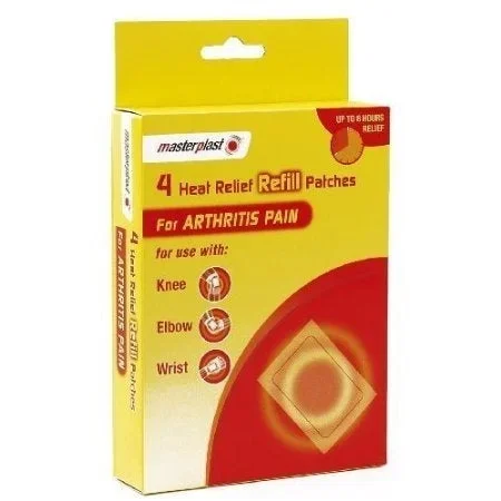 Masterplast Heat Relief Refill Patches 4 Pack – Case of 12