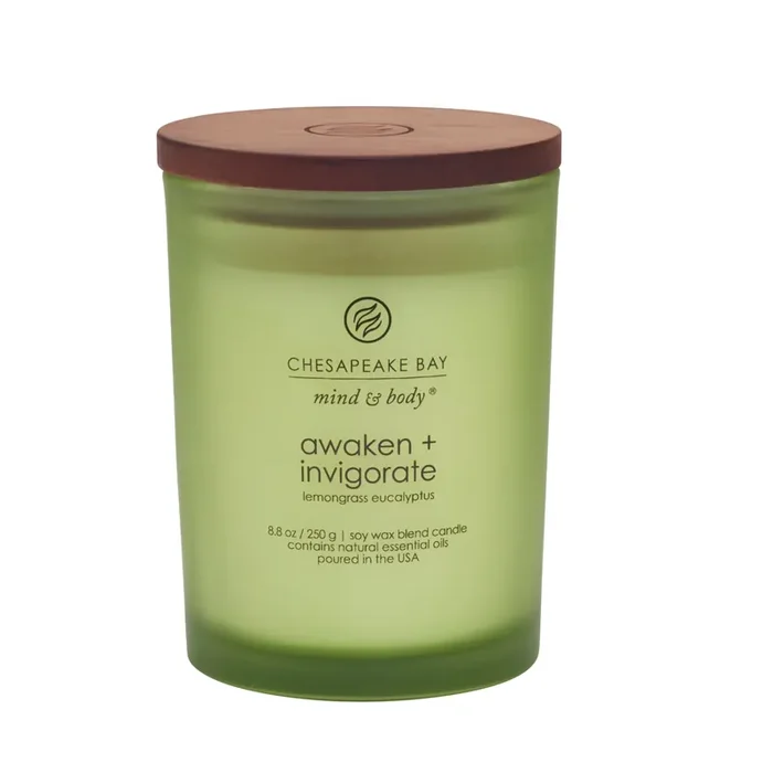 Medium Jar Candle Awaken & Invigorate – Mind And Body By Chesapeake Bay Candle