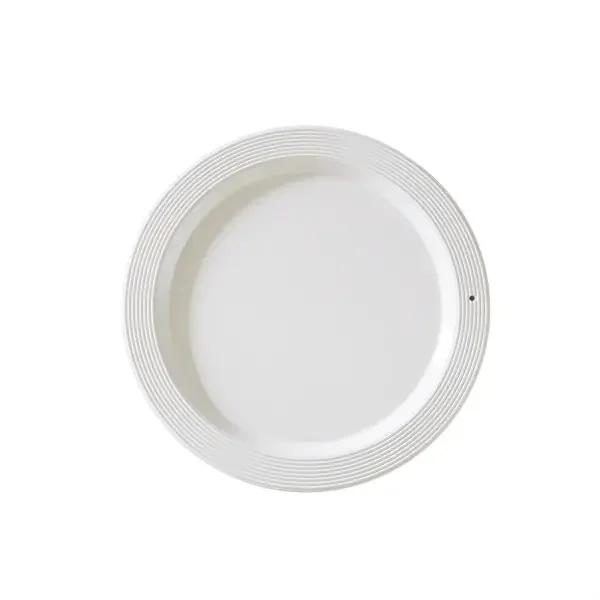 MELAMINE ROUND PLATTER PINSTRIPE