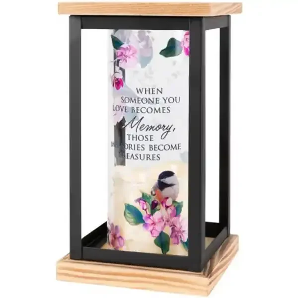 MEMORY BECOMES A TREASURE FRAMED LANTERN