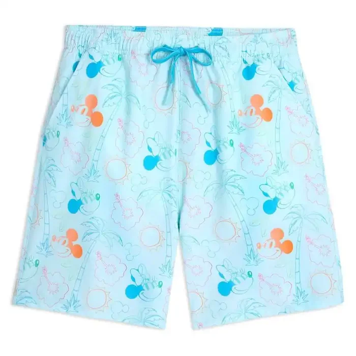 Men‘s Mickey Mouse Swim Trunks – Blue S – Disney Store