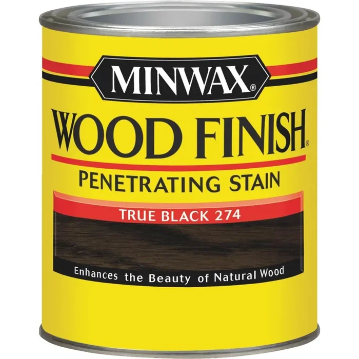 Minwax Wood Finish Penetrating Stain, True Black, 1 Qt.