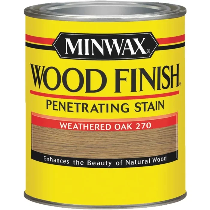 Minwax Wood Finish Penetrating Stain, Weathered Oak, 1/2 Pt.