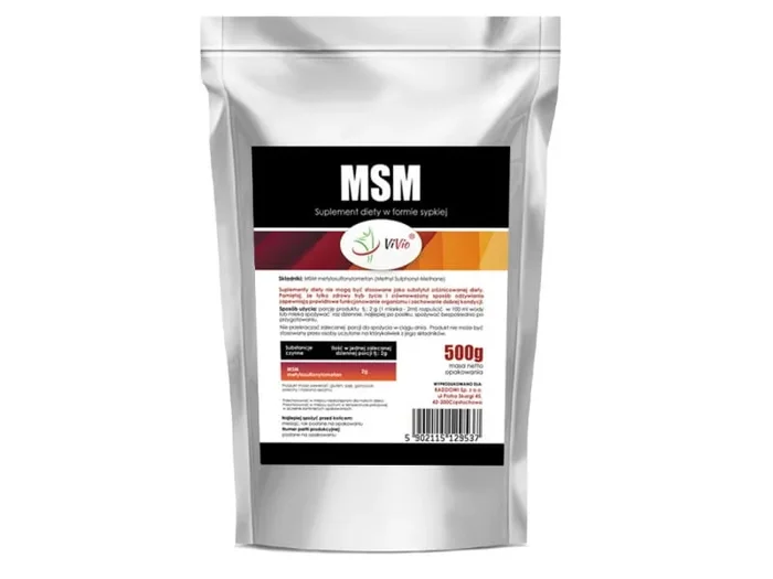 MSM-Pulver 500 g – VIVIO