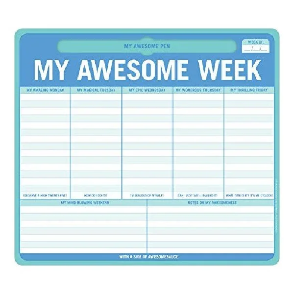 My Awesome Week Mousepad