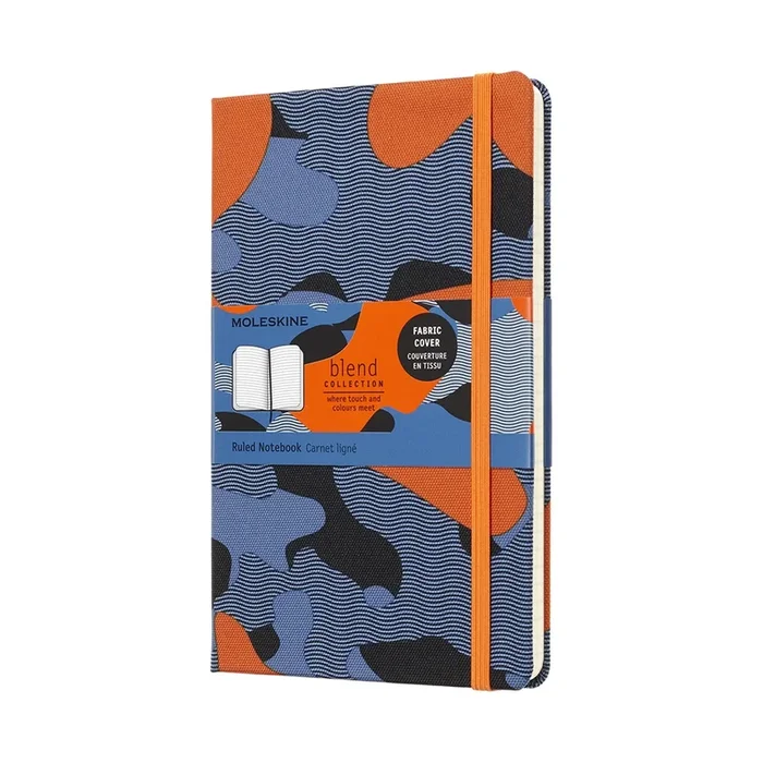 Nomad Blend Orange Camouflage Moleskine Notebook