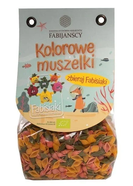 Nudeln (Mais + Erbsen + Linsen) Schalen glutenfrei BIO 250 g – FABIJAŃSCY