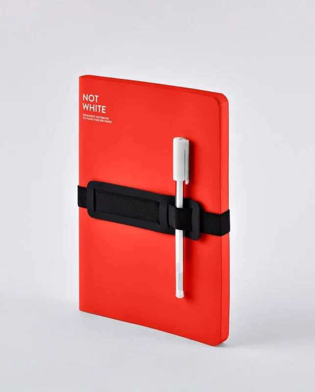 Nuuna – Not White L Light Red Notebook