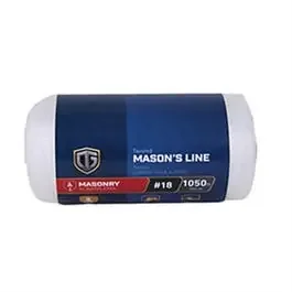 Nylon Mason Line Twine, White, 18 x 1050-Ft.