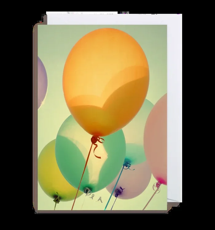 Optimism Balloons Card