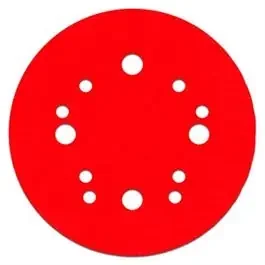 Orbital Sanding Disc, 12 Hole, Hook & Loop, 180-Grit, 5-In., 4-Pk.
