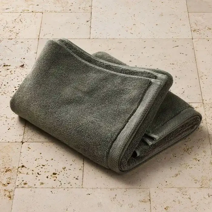 Organic Bath Towel Olive – Casaluna™
