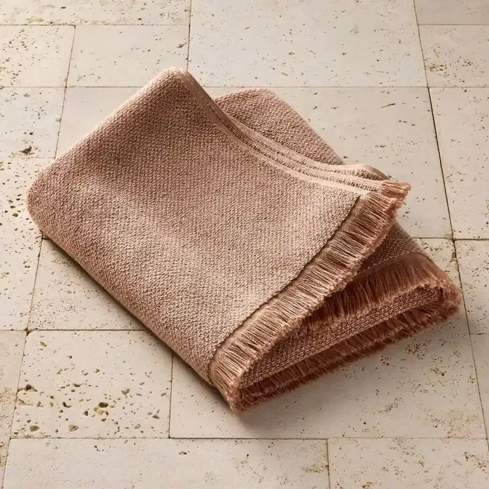 Organic Texture Bath Towel Clay – Casaluna™