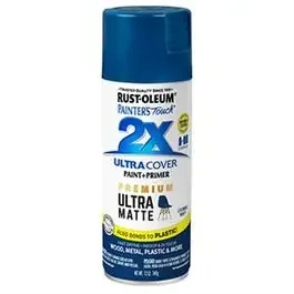 Painter‘s Touch 2X Premium Ultra Matte Spray Paint, Evening Navy, 12-oz.