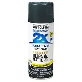 Painter‘s Touch 2X Premium Ultra Matte Spray Paint, Slate, 12-oz.