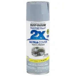 Painter‘s Touch 2X Spray Paint, Gloss Winter Grey, 12-oz.