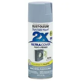Painter‘s Touch 2X Spray Paint, Satin Slate Blue, 12-oz.