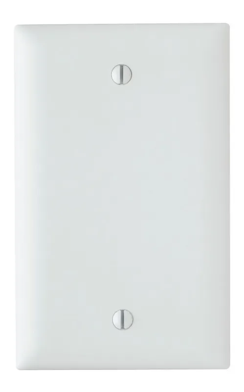 Pass & Seymour Blank Plates, Box Mounted, One Gang, White