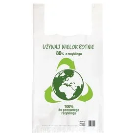 PENA BAG WEISSE ÖKOLOGISCHE TASCHE 29,5 CM X 55 CM 55 STÜCK