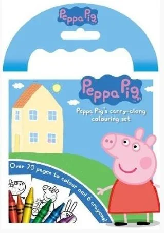 Peppa Pig Carry Along Colouring Set