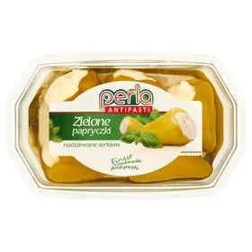 PERLA ANTIPASTI GRÜNE PAPRIKA GEFÜLLT MIT KÄSE 150 G