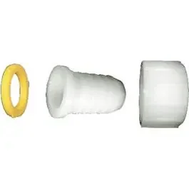 Pipe Fitting, Nylon Barb Adapter Fitting, 1/2 ID x 3/4-In. FGH