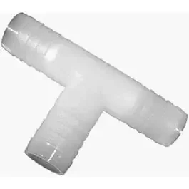 Pipe Fitting, Nylon Hose Barb Tee, 1/2-In. ID