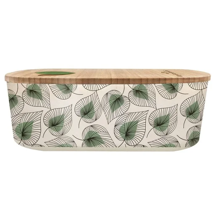 Pla Kunststoff Lunchbox mit Trennlinie Kunstblätter 800 ml – CHIC – MIC