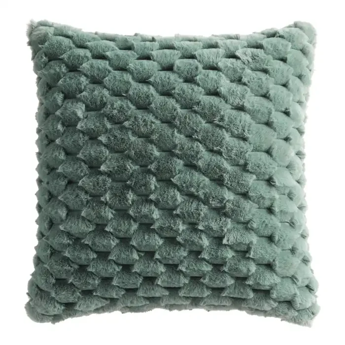 Plush Diamond Sculpted Throw Pillow