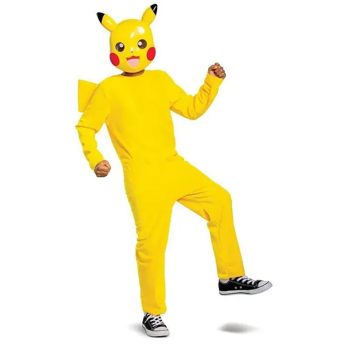 Pokemon Kids‘ Pokémon Pikachu Classic Halloween Costume Jumpsuit L (10-12)