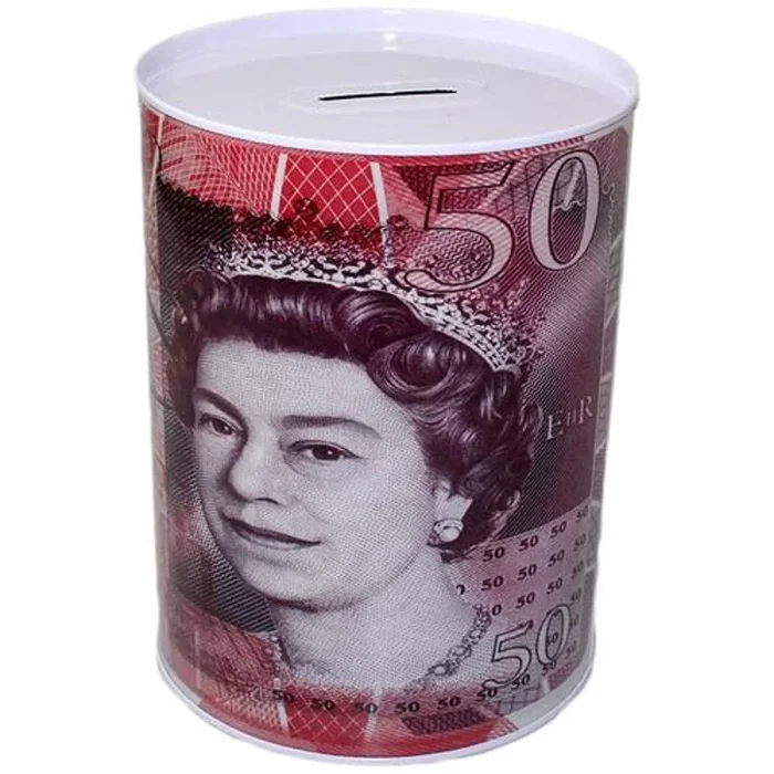 Pound Note Money Saving Tin Large