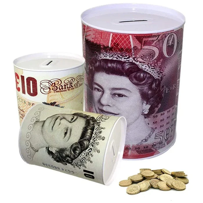 Pound Note Money Saving Tin Large