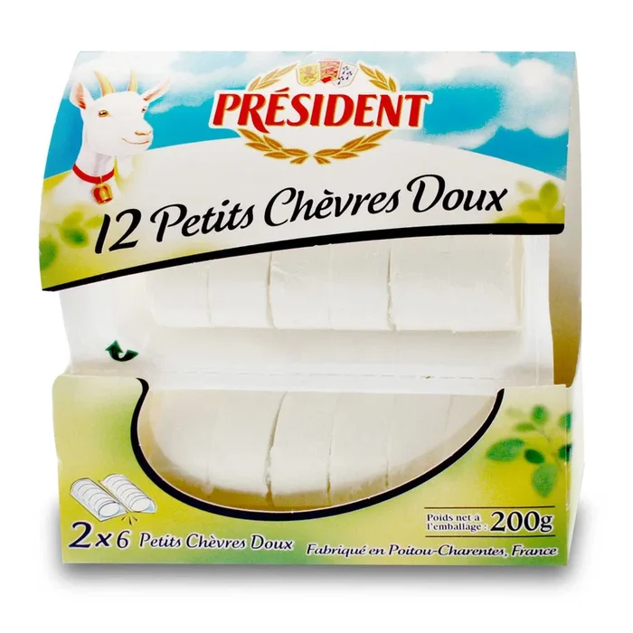 President Soft goat cheese porties (at your own risk)
