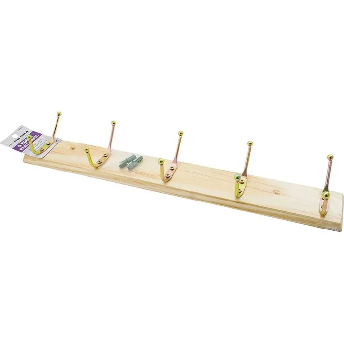 Prima Hat & Coat Rack 5 Hook