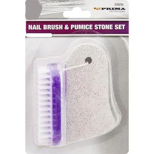 Prima Nail Brush & Pumice Stone Set