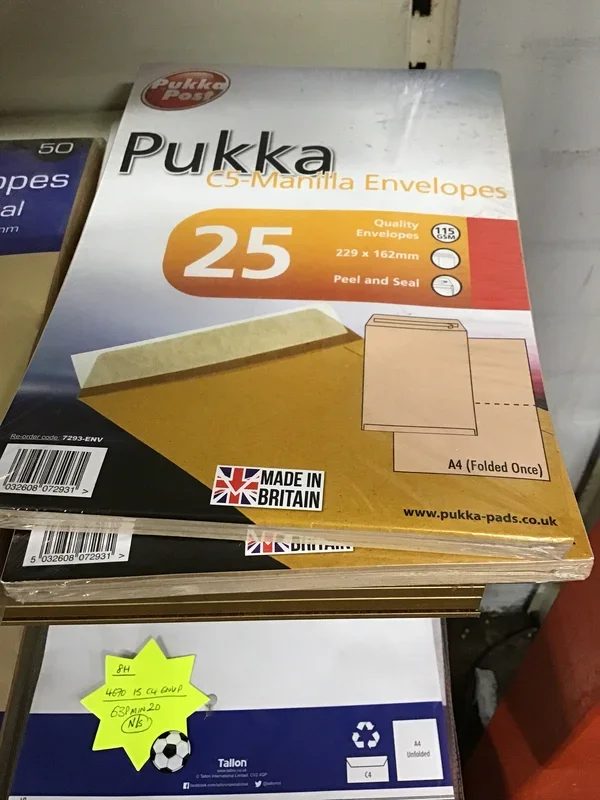 Pukka C5 Meteranilla Envelopes 25 Pack