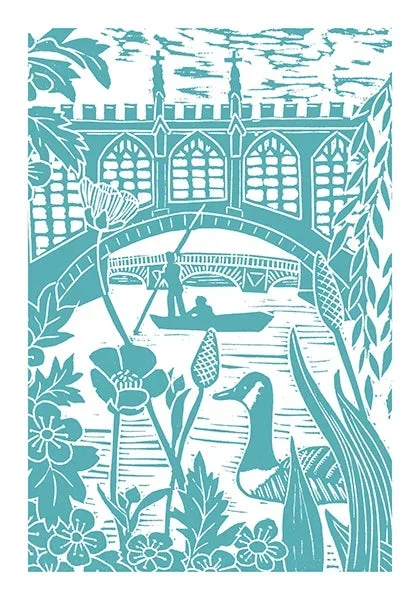 Punting at Cambridge Card