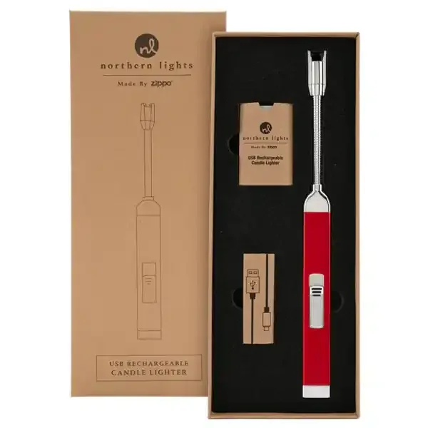 RECHARGE LIGHTER RED