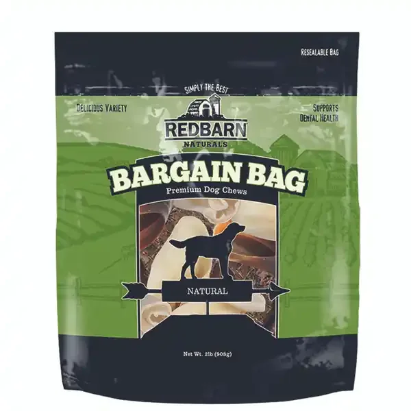 REDBARN NATURALS BARGAIN BAG MIXED FLAVORS CHEWS FOR DOGS