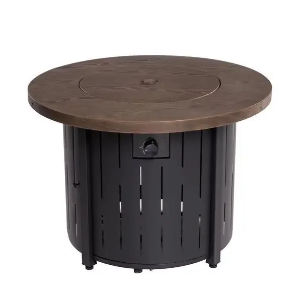 ROUND FIRE PIT GAS 36″