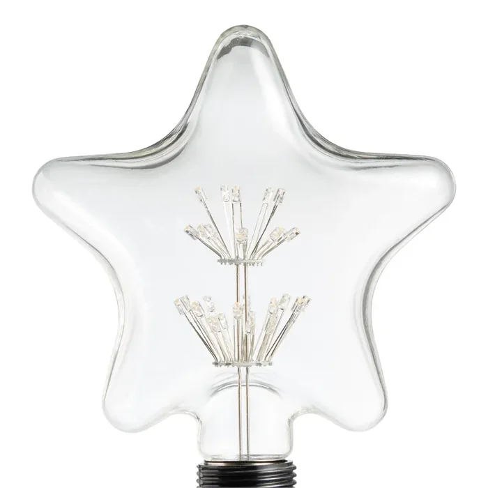 Round Vintage Edison Style Fountain LED Light Bulb