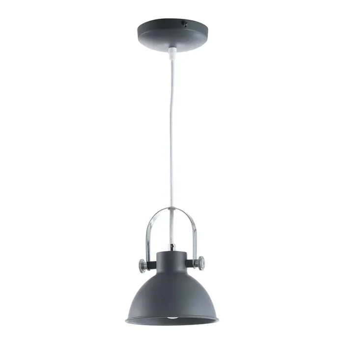 Rove White Metal Industrial Pendant Lamp